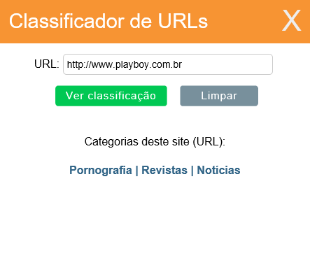 Classificador de URLs